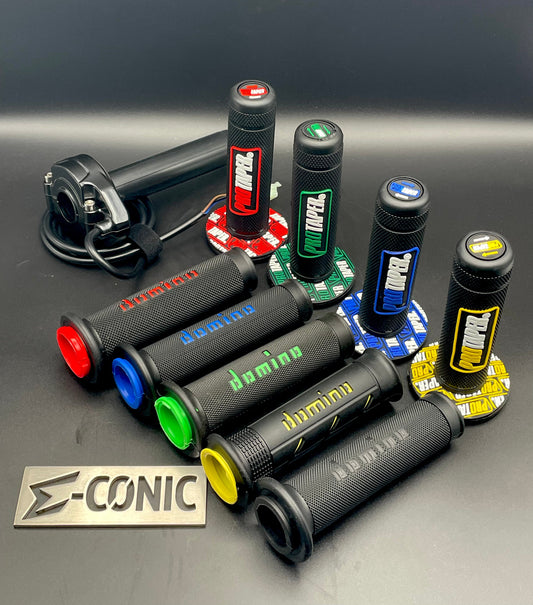 Controller Essentials: PREWIRED (FD) Bundle inc SurRon Style Throttle w Choice of Grips, Key Voltmeter & 3 Speed