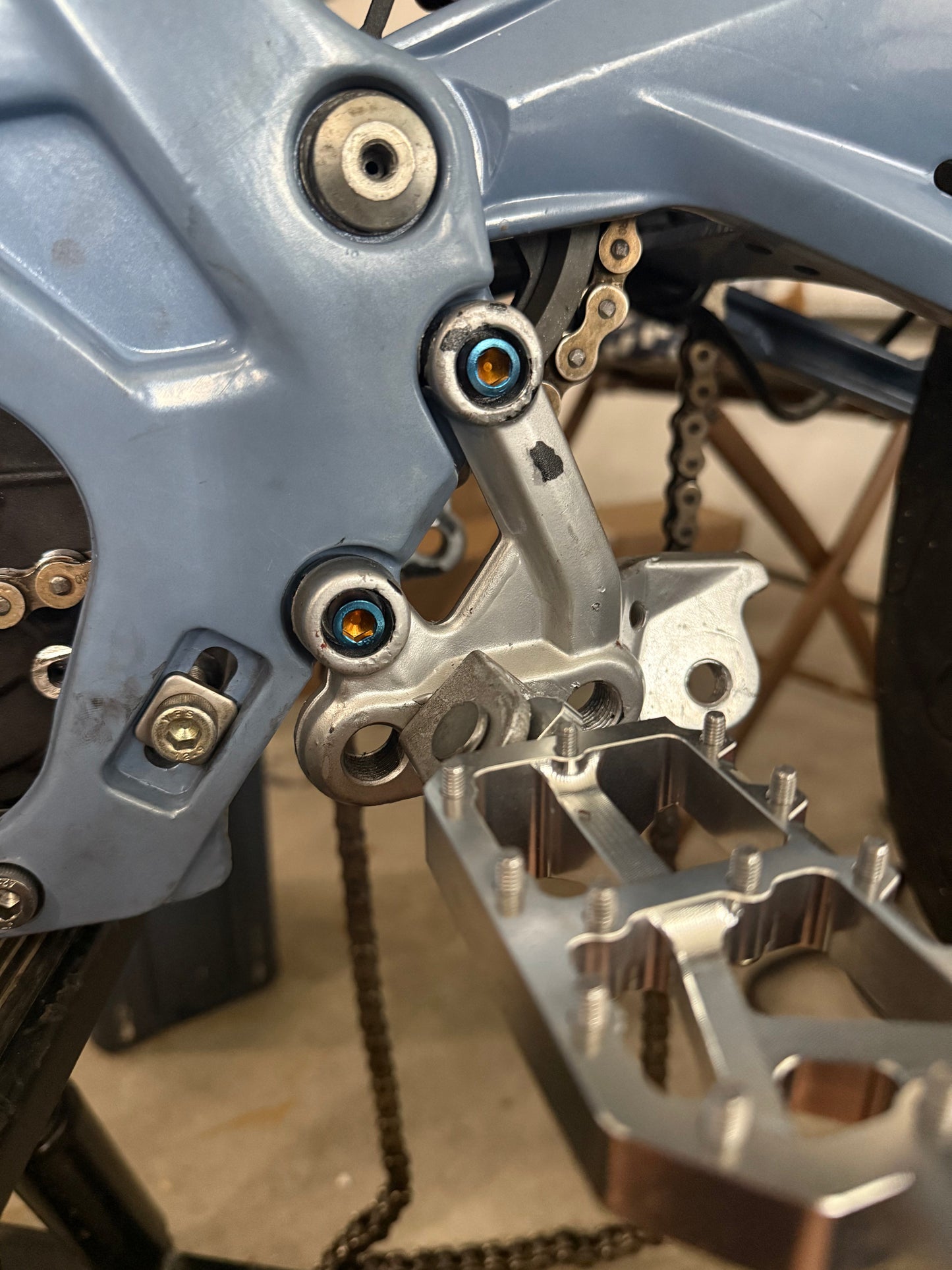 (all e-motos) Titanium Foot bracket Bolts